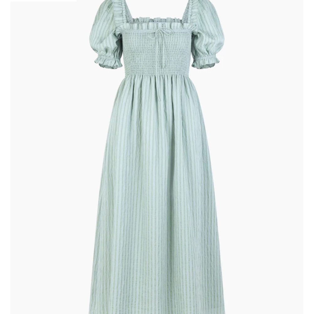 Hill House Sage Green Maxi Dress